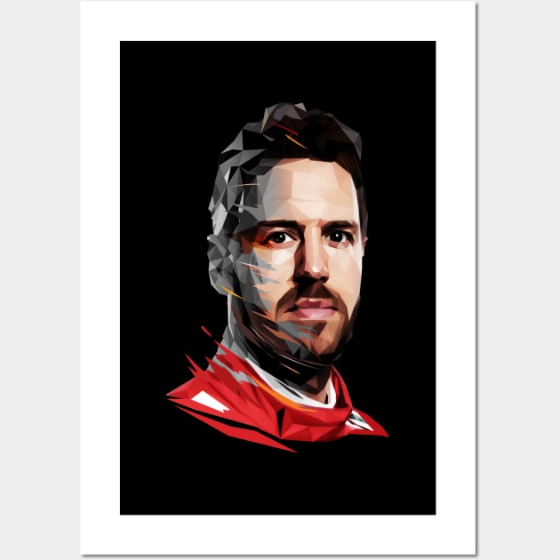 Sebastian Vettel Wall Art by pxl_g